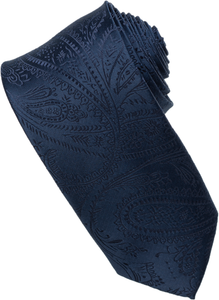 Black Paisley Tone on Tone Necktie