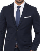 Load image into Gallery viewer, Navy Slim Fit 2 Pc Suit
