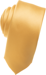 Gold Skinny Necktie