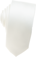Off White Skinny Necktie