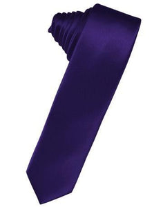 Sea Glass Luxury Satin Skinny Necktie