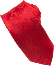 Load image into Gallery viewer, Black Paisley Tone on Tone Necktie
