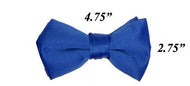 Modern Solid Bow Ties - Royal