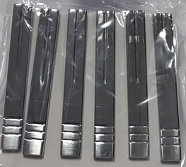 Skinny Silver Neck Tie Clip (1PC)