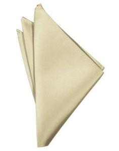 White Luxury Satin Pocket Square