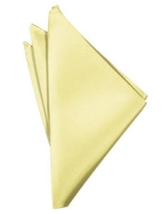 White Luxury Satin Pocket Square