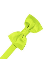 Lime Luxury Satin Bow Ties