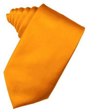 Load image into Gallery viewer, Peach Luxury Satin Necktie
