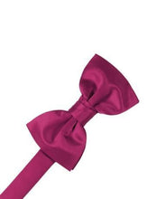 Load image into Gallery viewer, Sangria Luxury Satin Bow Ties
