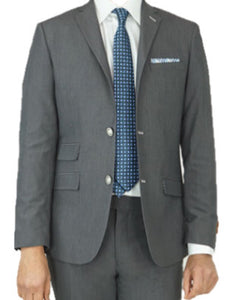 Light Grey Tailored Fit Suit
