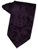 Berry Tapestry Satin Necktie
