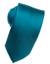 Load image into Gallery viewer, Teal Tone on Tone Necktie
