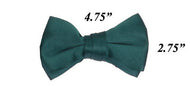 Modern Solid Bow Ties - Teal