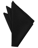 Black Venetian Pin Dot Pocket Square