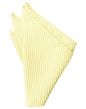 Load image into Gallery viewer, White Venetian Pin Dot Pocket Square
