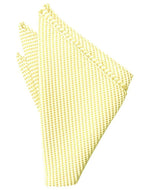 Buttercup Venetian Pin Dot Pocket Square