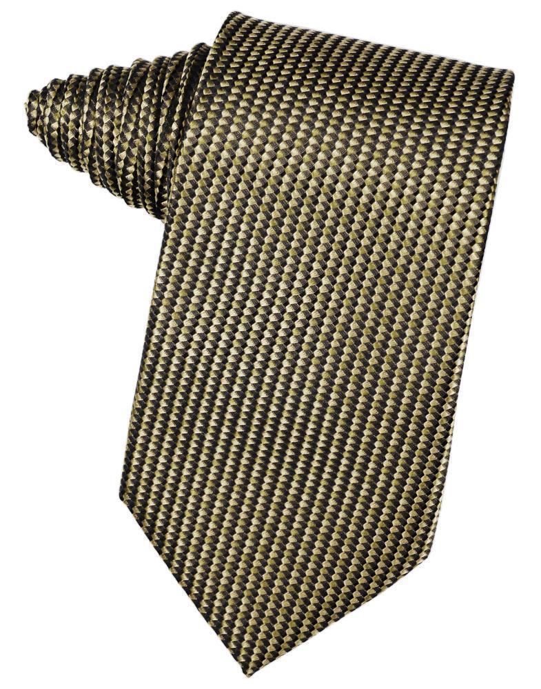 Champagne Venetian Pin Dot Necktie