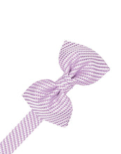 Load image into Gallery viewer, Lemon Venetian Pin Dot Bow Tie
