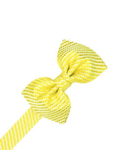 Load image into Gallery viewer, Lime Venetian Pin Dot Bow Tie
