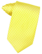 Lemon Venetian Pin Dot Necktie