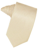 Light Champagne Venetian Pin Dot Necktie