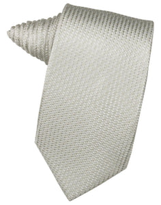 White Venetian Pin Dot Necktie