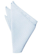 Powder Blue Venetian Pin Dot Pocket Square