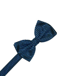 Powder Blue Venetian Pin Dot Bow Tie