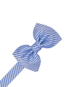 White Venetian Pin Dot Bow Tie