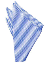 Load image into Gallery viewer, Periwinkle Venetian Pin Dot Pocket Square
