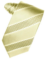 Buttercup Venetian Pin Dot Striped Necktie