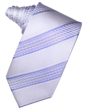 Load image into Gallery viewer, Red Venetian Pin Dot Striped Necktie
