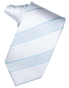 Harvest Maize Venetian Pin Dot Striped Necktie
