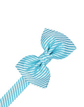 Load image into Gallery viewer, Pink Venetian Pin Dot Bow Tie

