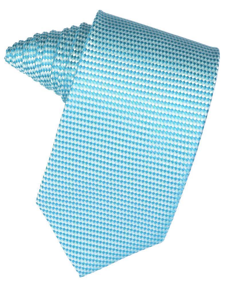 Turquoise Venetian Pin Dot Necktie