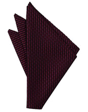 Load image into Gallery viewer, Red Venetian Pin Dot Pocket Square
