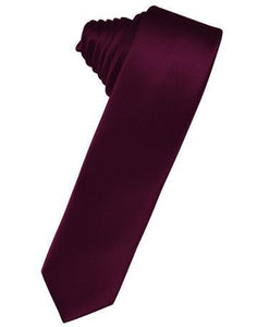 Heather Luxury Satin Skinny Necktie