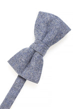 Load image into Gallery viewer, Charcoal Tweed Bow Tie
