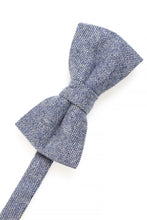Load image into Gallery viewer, Brown Tweed Bow Tie
