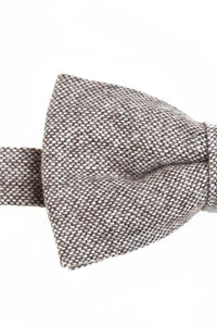 Brown Tweed Bow Tie