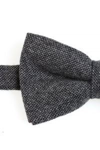 Blue Tweed Bow Tie