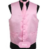 PINK Mens Solid Vest