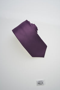 Eggplant Solid Modern Neckties