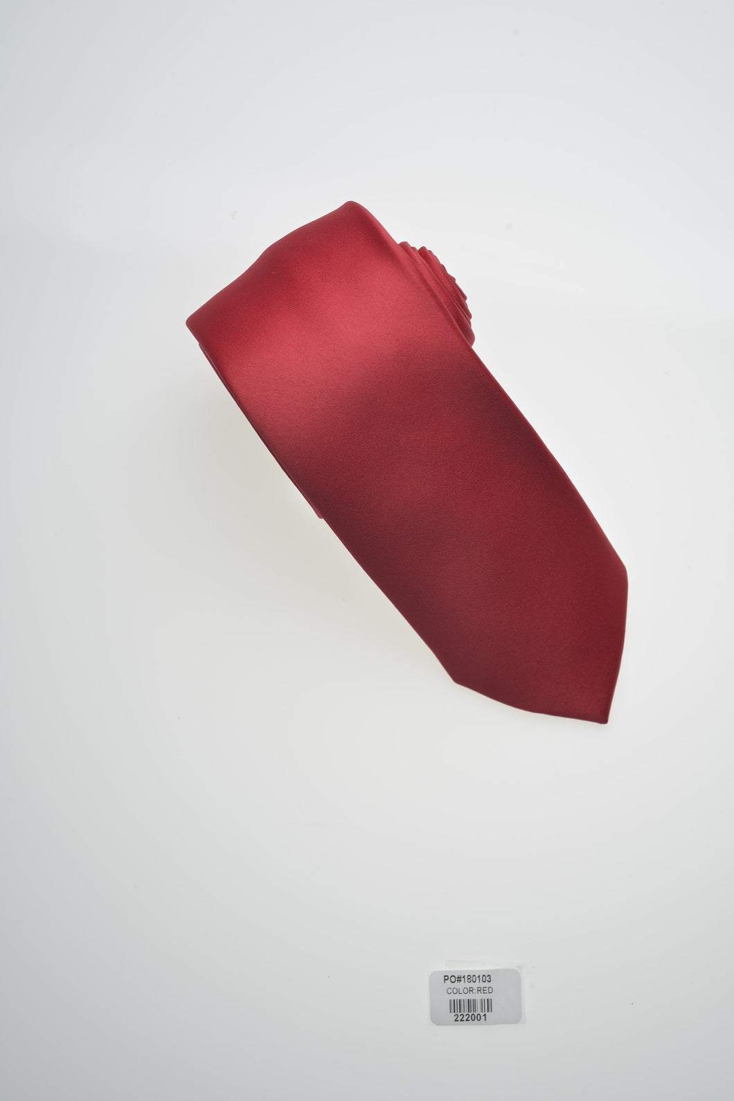 Red Solid Modern Neckties