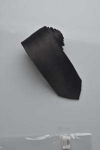 Black Solid Modern Neckties