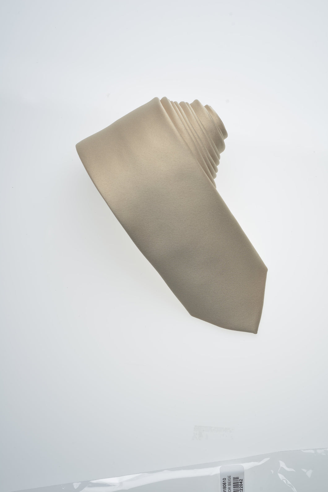 Beige Solid Modern Neckties