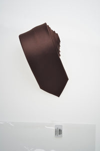 Brown Solid Modern Neckties