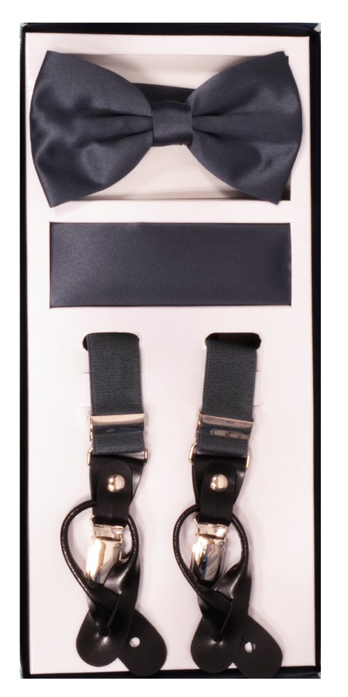 Suspender Set Charcoal