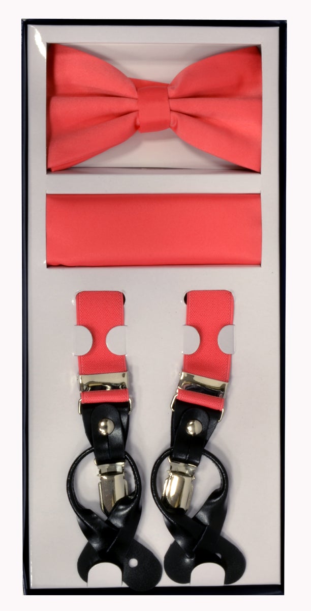 Suspender Set Coral