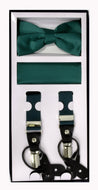 Suspender Set Hunter Green